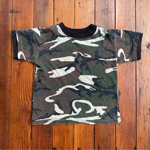 Vintage Garan green camo tee